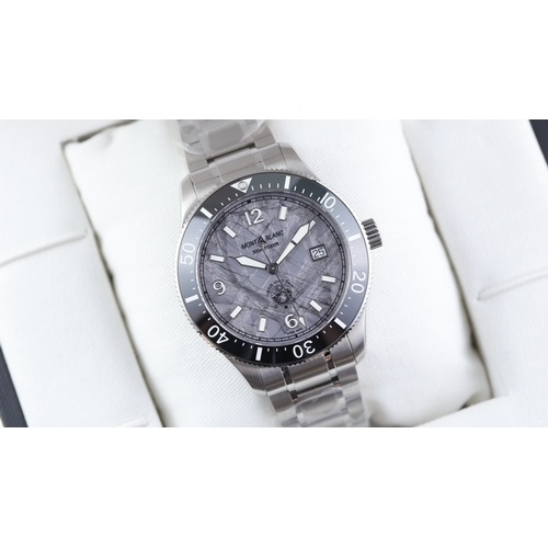 97 - Montblanc Iced Sea 0 Oxygen Ref MB130793 with Box and Papers 2025 Brand: Montblanc
 Model Name: Iced... 