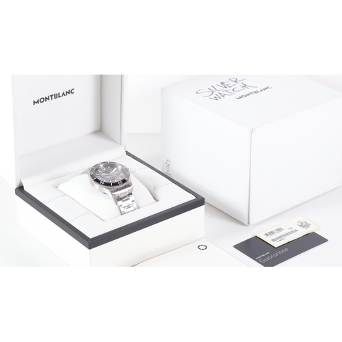 97 - Montblanc Iced Sea 0 Oxygen Ref MB130793 with Box and Papers 2025 Brand: Montblanc
 Model Name: Iced... 