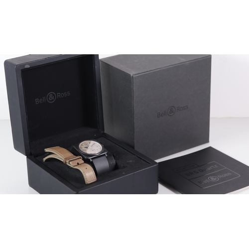 99 - Bell & Ross BRS-Desert-CEM Ref BRS-64-CMBL with Box and Papers 2020 Brand: Bell & Ross
 Model Name: ... 