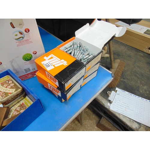 138 - 6 x boxes Spit Rambolt bolt anchors