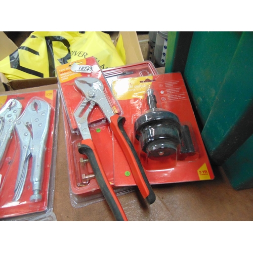 157 - 3 new tools pliers / clutch tool & balance pallet