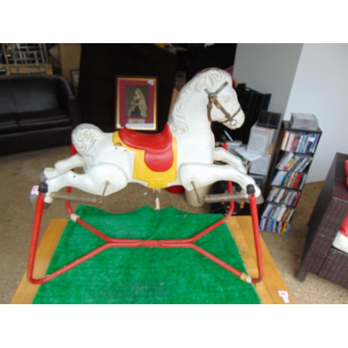 665 - vintage mobo rocking horse