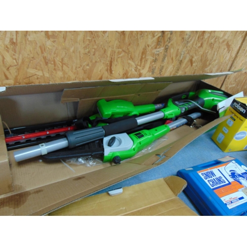 13 - Cordless pole saw / hedge cutter ( no battery no charger )