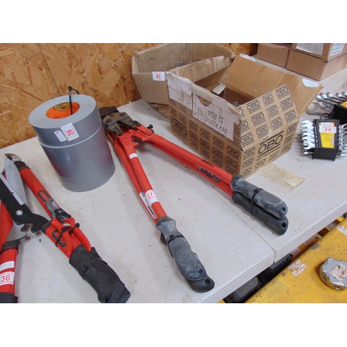 37 - 2 x heavy duty bolt Croppers H54