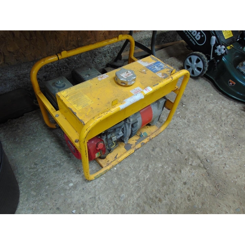 41 - Petrol generator