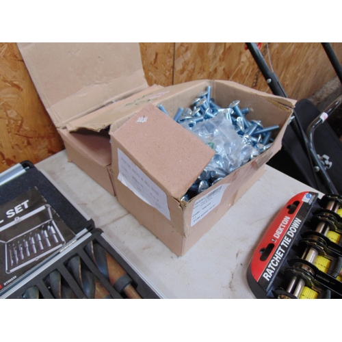 43 - 3 x boxes roofing nuts & bolts