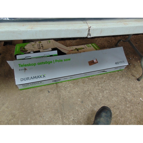 52 - cordless pole saw & cordless hedge cutter ( no battery or charger )