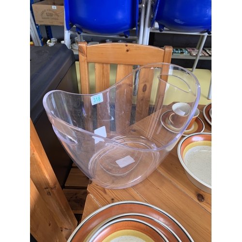 318 - Perspex ice bucket