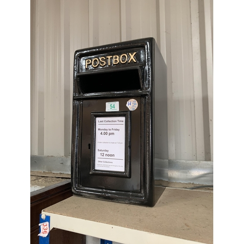 54 - h56 post box new inc key