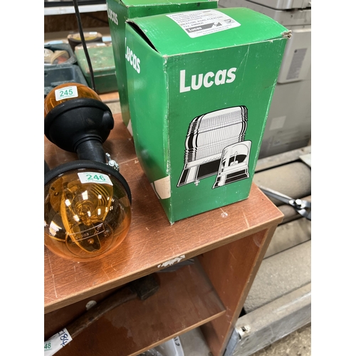 246 - Lucas orange beacon light