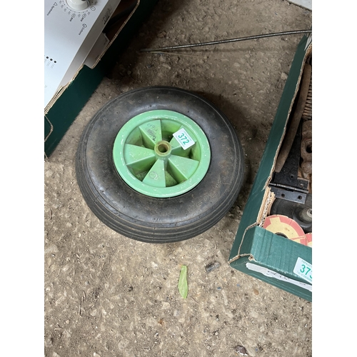 372 - wheel barrow wheel