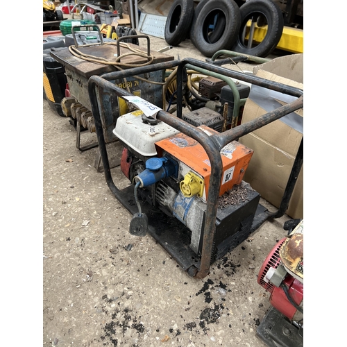 424 - petrol generator sold untested / sold as seen