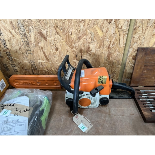 15 - Stihl chainsaw not oiling