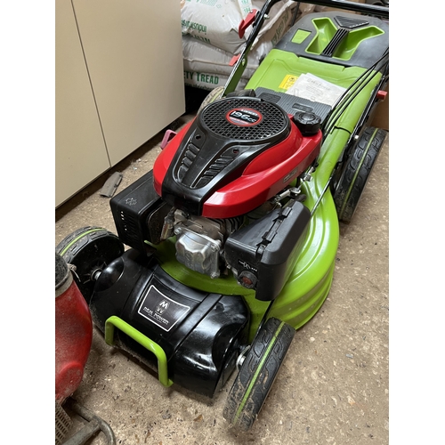 165 - new mower   no oil battery dud