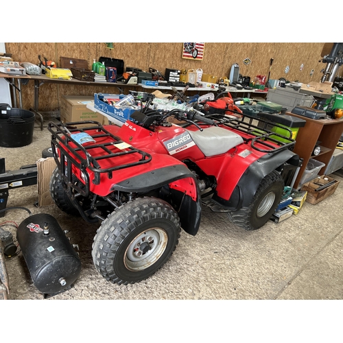 2 - Honda Quad big red trx 300 2 wd s/n