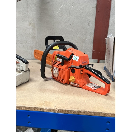 204 - Parker petrol chainsaw sold as seen