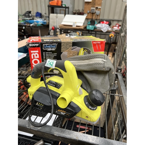 342 - Ryobi 600 watt planer