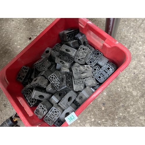 383 - red tub cable clamps