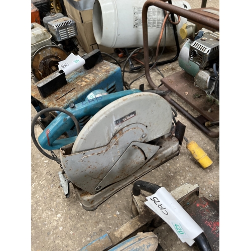 421 - 110v Makita chop saw sold untested