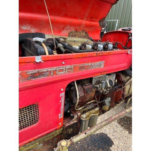 1 - Fully Working Tractor ZETOR 5745 4x4    Video can be seen text 07727032996