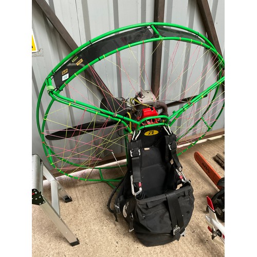 858 - Paramotor 2 stoke with harness good working order