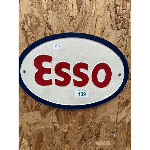 139 - h223 Esso plaque