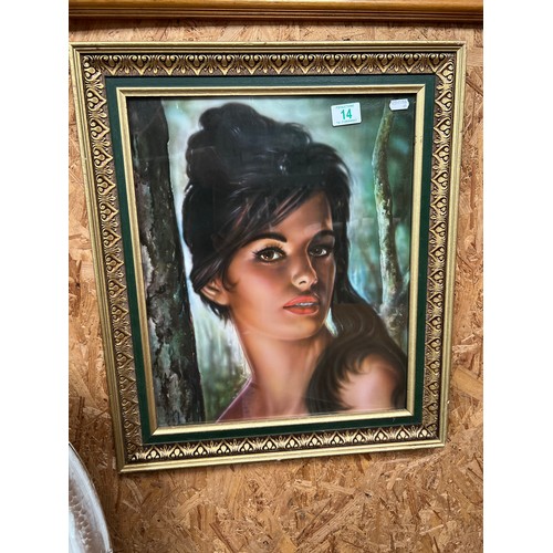 14 - 1960’s print of young lady