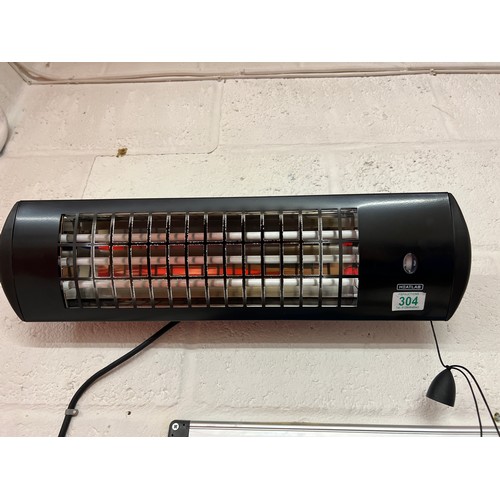 304 - 2 x Electric wall heaters , 1 x new & boxed...