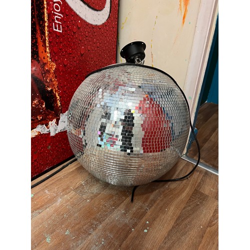 335 - 2 x large disco balls a/f...