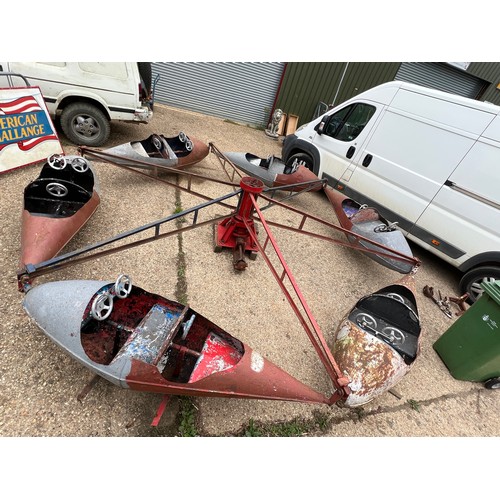 1 - 1950s buzz bomb fairground ride made by coulson , for restoration