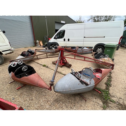 1 - 1950s buzz bomb fairground ride made by coulson , for restoration