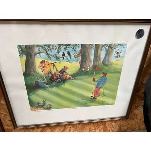 49 - x 4 golf cartoon pictures