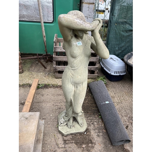 852 - concrete garden statue