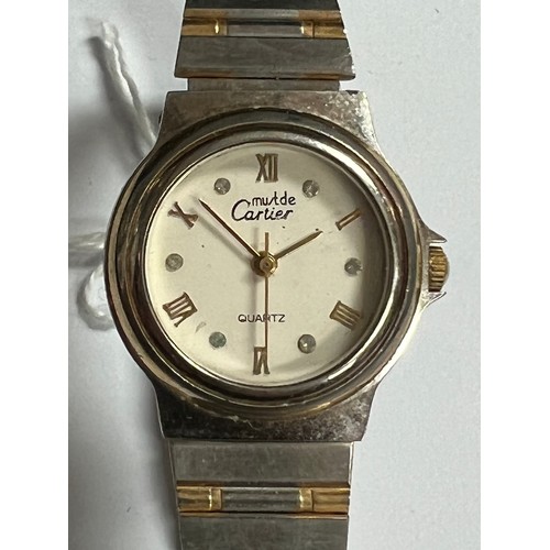 278 - ladies fashion watch faux Cartier