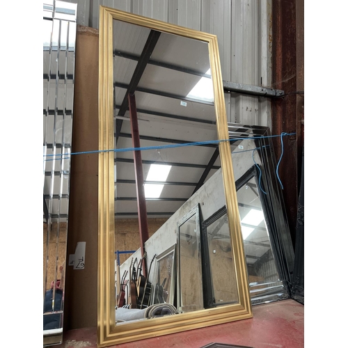 725 - gold framed mirror