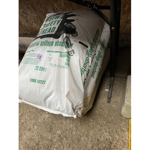 113 - x 3 bags of spillage