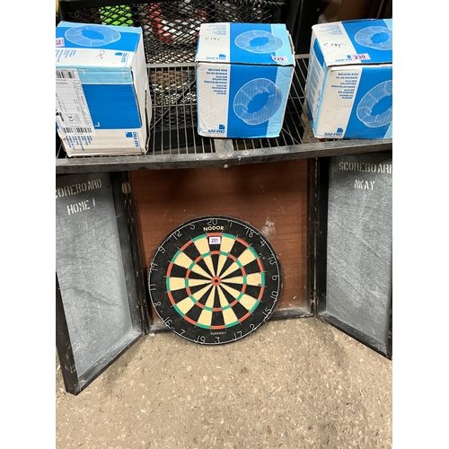 231 - Dartboard in case