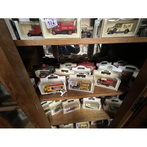 173 - Qty boxed Days gone by diecast vehicles