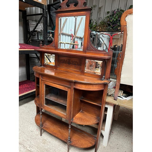 970 - Chiffonier mirrored back sideboard