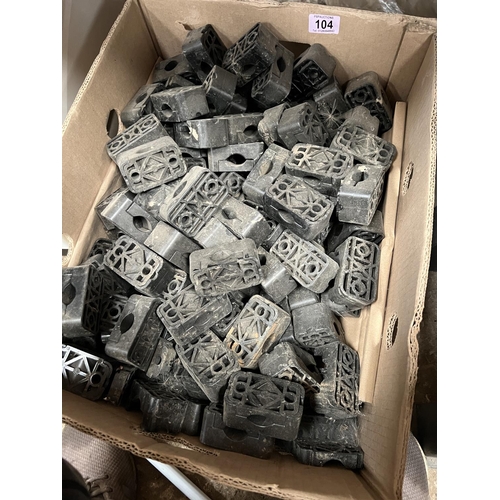 104 - large Qty cable clamps