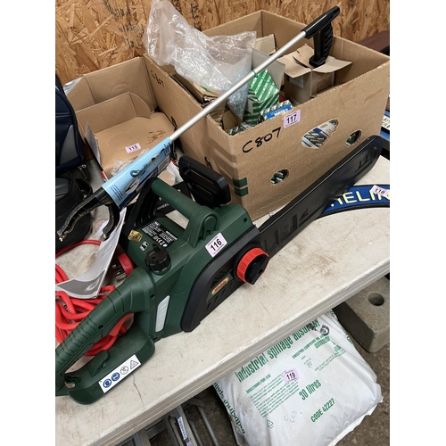 116 - 240v new Webb chainsaw