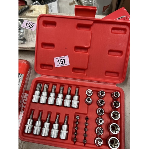 157 - 34 piece socket set m51