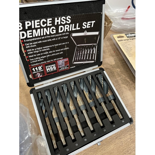 317 - 8 piece hss drill bit set h8