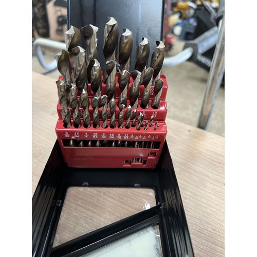 320 - 29 piece hss drill bit set in tin h11