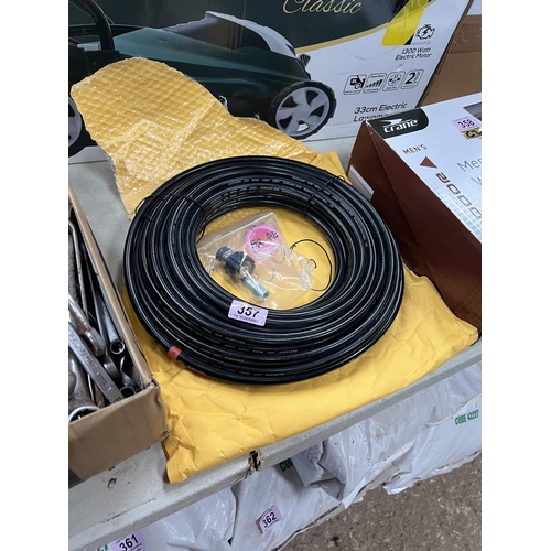 357 - new high  pressure hose with fittings