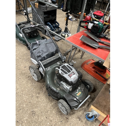 372 - Webb petrol rotary mower no grass bag