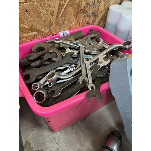 93 - large Qty spanners