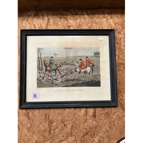 26 - framed HUNT print