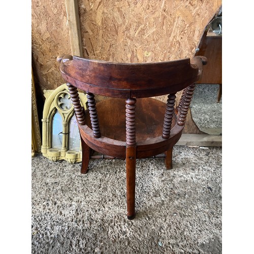 33 - oak captains chair