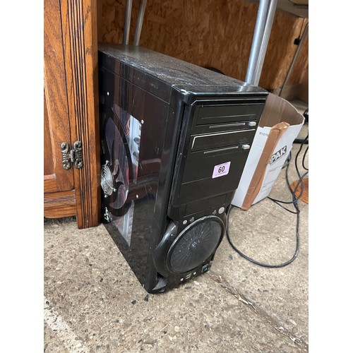 60 - gaming pc tower sold as seen untested